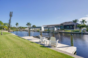 Dock, Grill and Pool Waterfront Cape Coral Home!